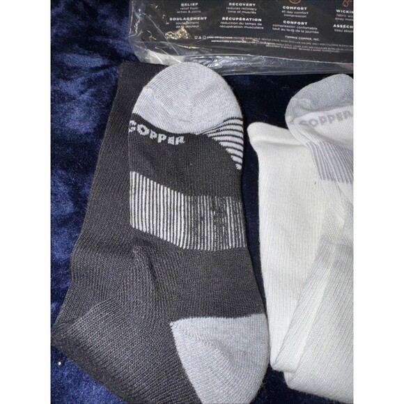 Tommie Copper Comfortable Compression Socks Size M 3 Pair NWT Unisex - Picture 2 of 9